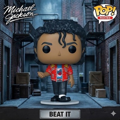 Funko Pop! Rocks: Michael Jackson - Beat It - Vinyl Figure #491
