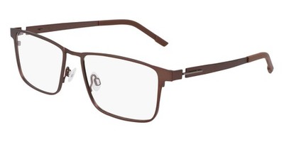 Flexon Brille FLX1007MAG-SET N Matte coffee 57/18/145 Herren