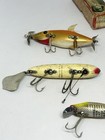 Vintage Lot Of Antique Fishing Lures Heddon And Misc Plus A Box WOW!! — photo 10