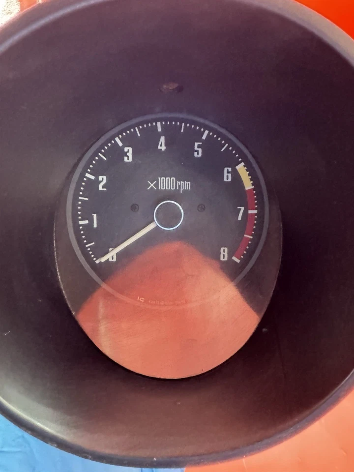 Datsun Nissan 280Z Redline 1975-1978 RPM tacómetro tablero conductor medidor de revoluciones OEM Foto 2 de 4