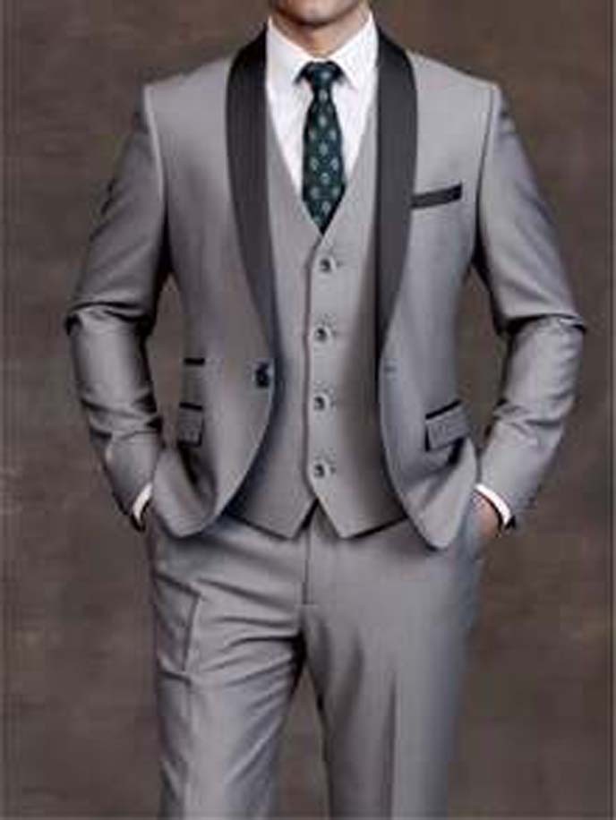 Caelus 3 Pieces Men's Slim Fit Formal Suit, Business/Social 