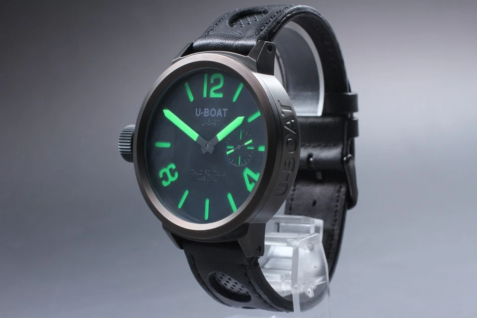 U-Boat Flightdeck 6497 Hand Winding Watch 6497 Made In Italy [Band, Box Damage] - image 3 of 4