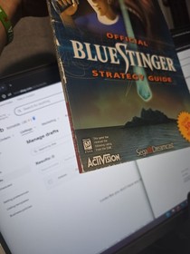 Blue Stinger Official Strategy Guide BradyGames 1999 Sega Dreamcast Over 50 Maps