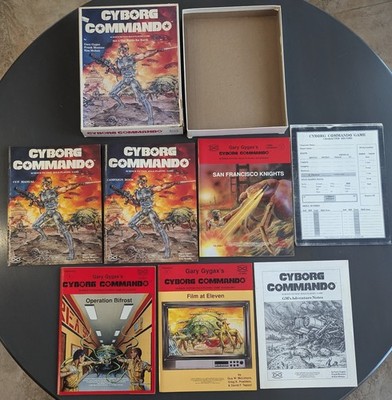 Cyborg Commando Science Fiction RPG Gary Gygax New Infinities Productions 1987