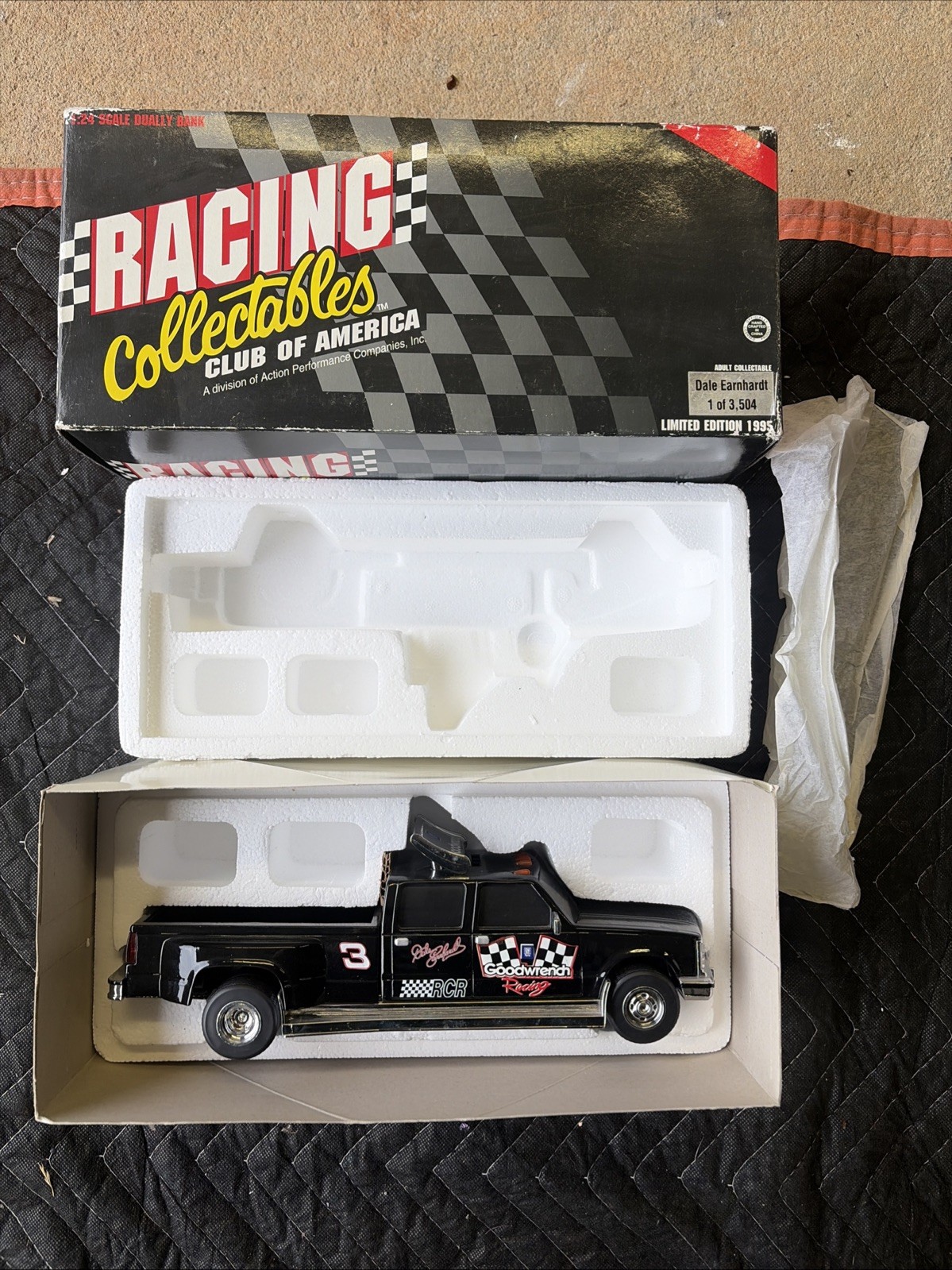 Racing Collectibles Club RCCA 1:24 Dale Earnhardt Goodwrench Dually Bank NIB