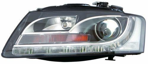 ABAKUS Main Headlight 446-1127RMLDHEM LED Xenon Right With LWR Motor For Audi