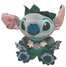 STITCH Hula Dancer 7" Plush Stuffed Animal Disney Store Lilo And Stitch