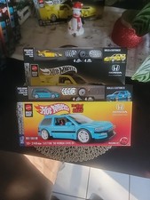 Mattel Brick Shop Hot Wheels '90 Honda Civic EF  '07 Honda S2000   LOT of 2
