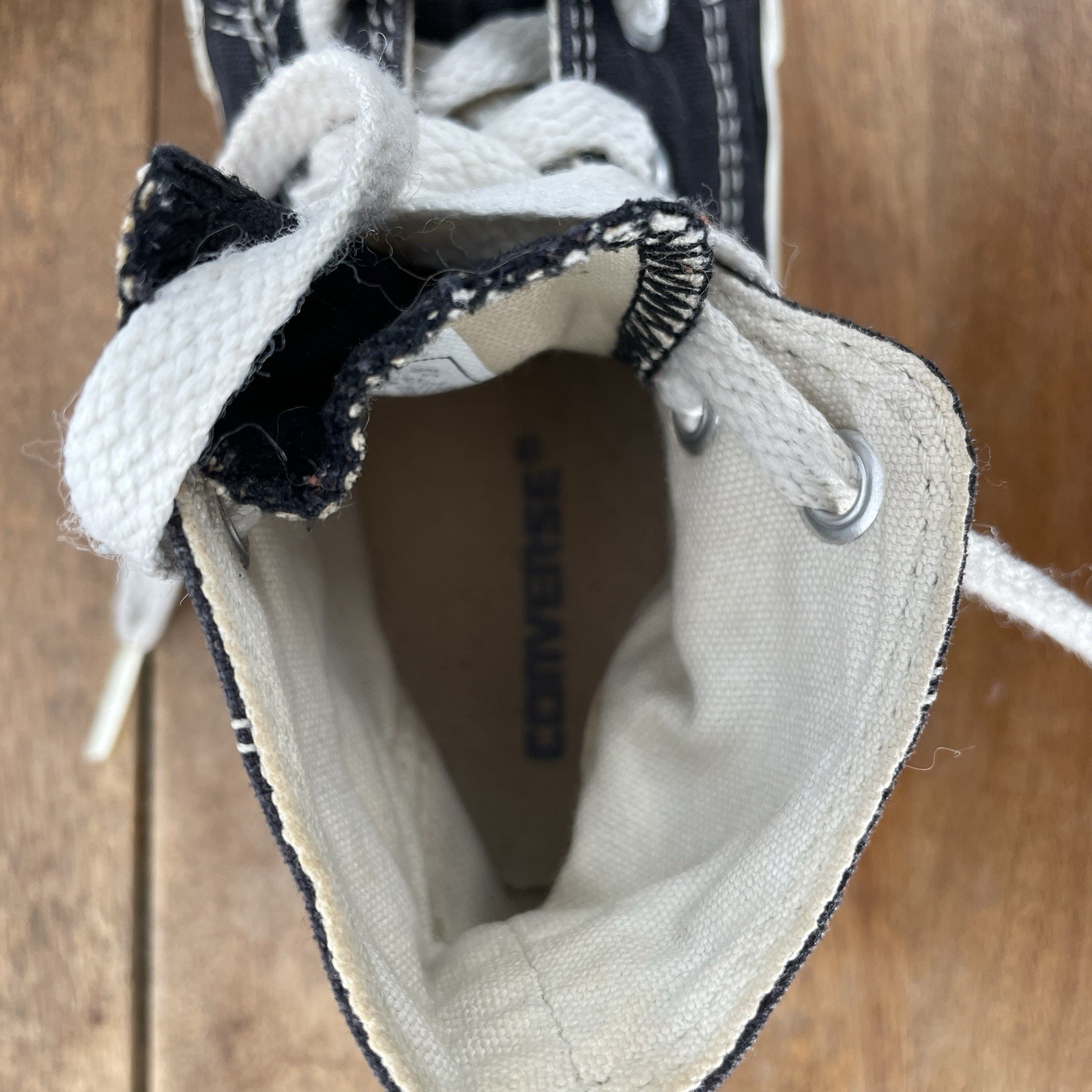 VTG Converse Chuck Taylor All Star High Top Black Toddler Size 6 Infant Shoes thumbnail 7