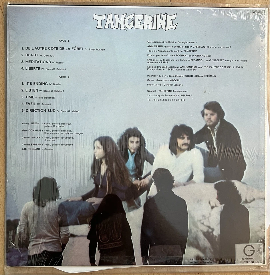 Tangerine De L'Autre Coté De La Fôret 1975 Prog Folk Psych LP Canada NM - Image 2 of 4