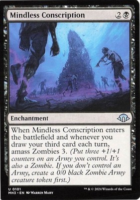 Mindless Conscription 101 -Modern Horizons 3 - NM