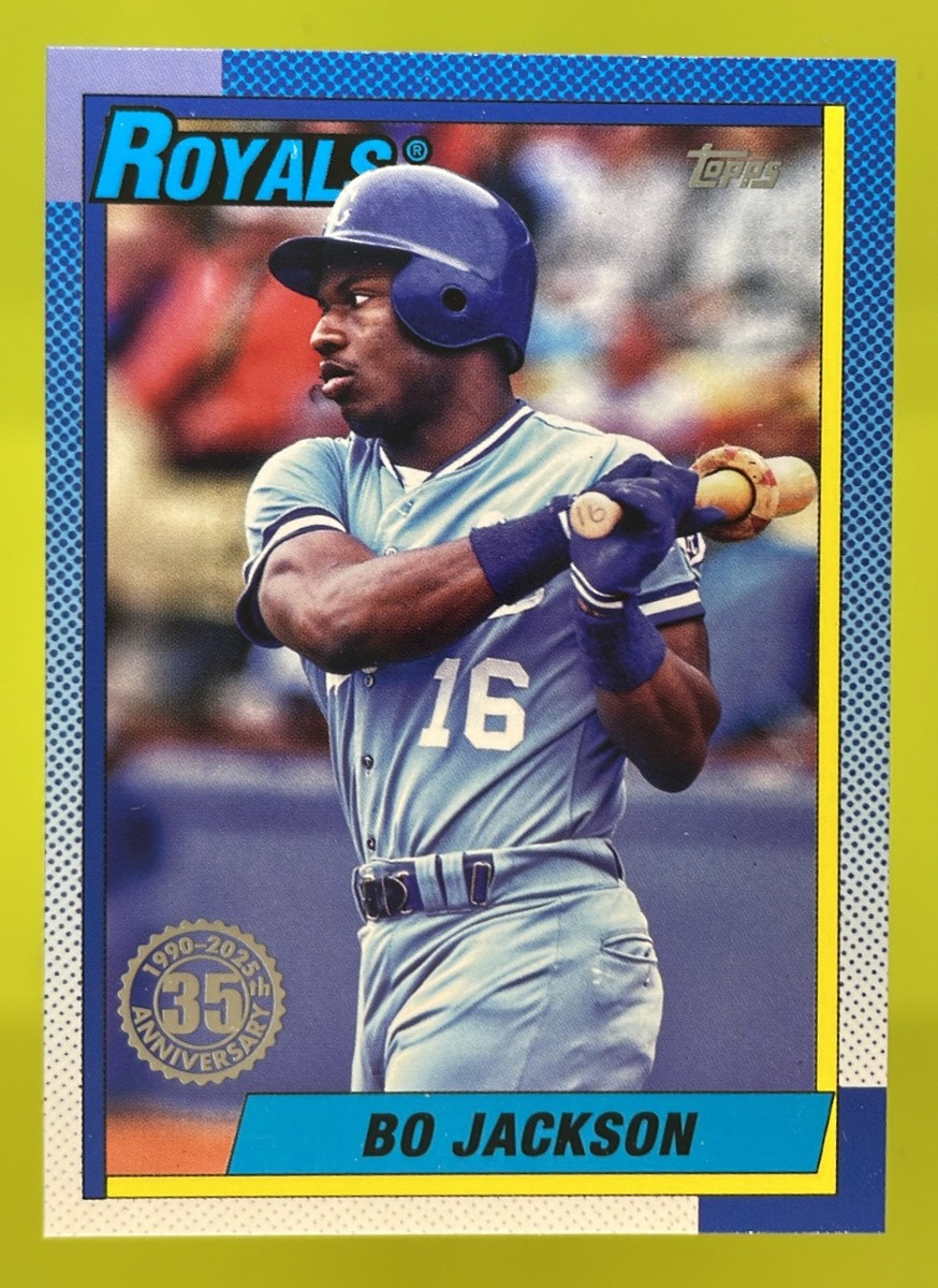 2025 Topps Bo Jackson 1990 Topps Baseball 35th Anniversary (Series 