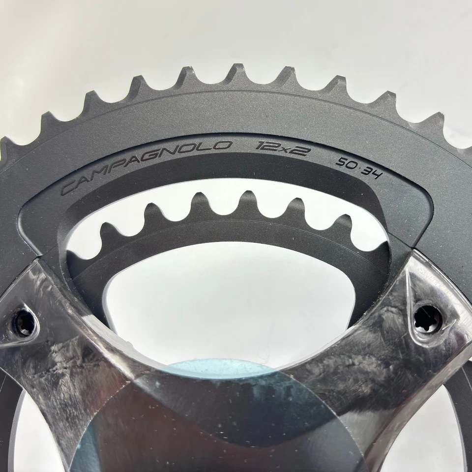 Juego de bielas Campagnolo Chorus UT Carbon 12s ~ 172,5 mm ~ 50-34T ~ Incluye rodamientos Foto 3 de 4