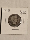1915 silver Barber Quarter