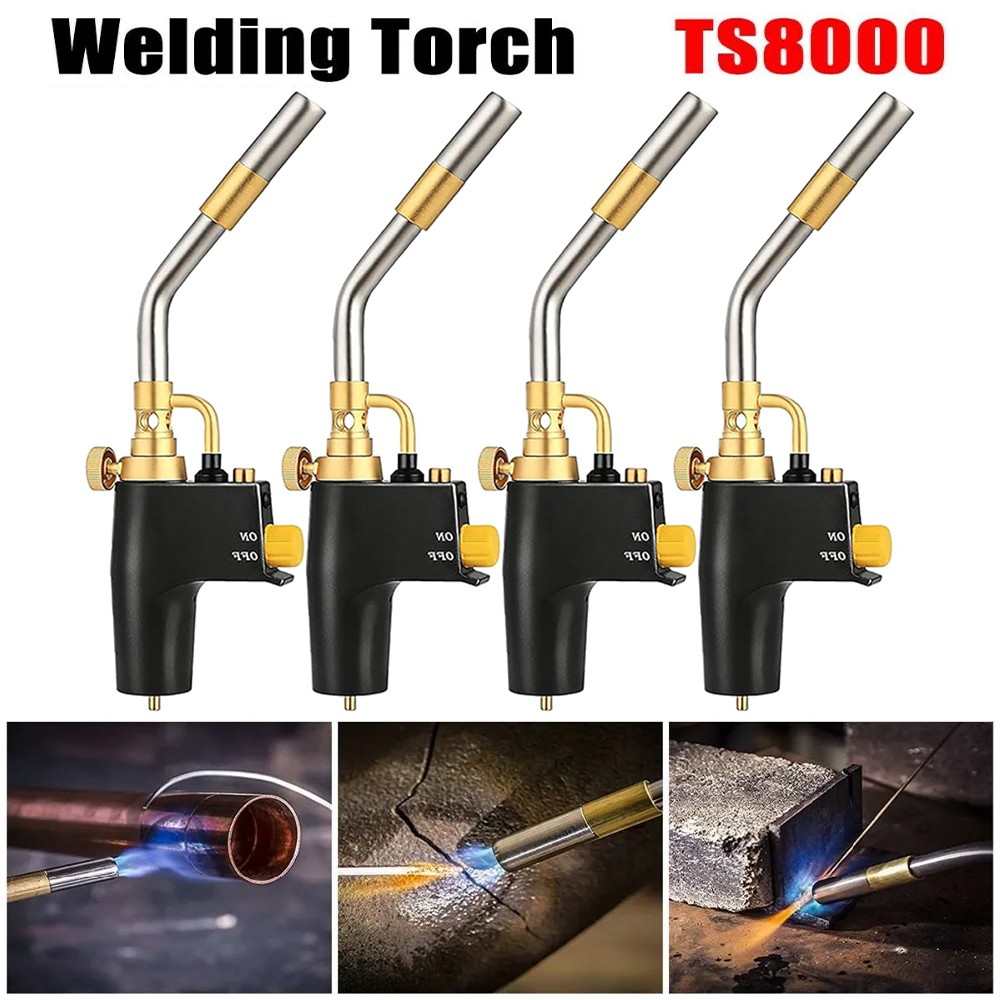 4× Propane Torch Head Trigger Start MAP Gas Torch Head Welding Torch MAPP Torch