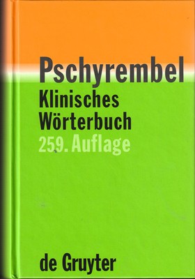 De Gruyter Pschyrembel Klinisches Wörterbuch 259. Auflage Sehr guter Zustand