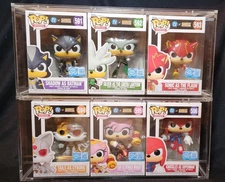 Funko Pop! Sonic The Hedgehog/DC  Collaboration Complete Set