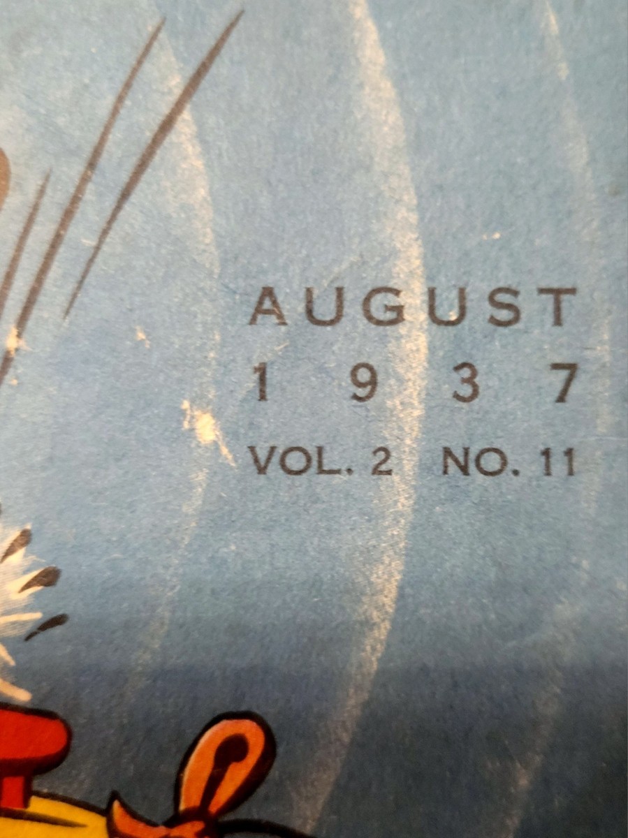 Mickey Mouse Magazine #11 SCARCE Disney 1937 GD PLATINUM-AGE
