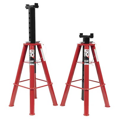 American Forge & Foundry 3310B Jack Stand, Heavy Duty, Pin, 10 Ton, Pr