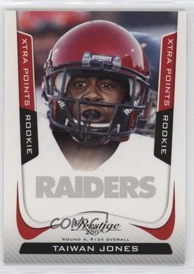 2011 Panini Prestige Xtra Points Red 31/100 Taiwan Jones #293 Rookie RC 4g8