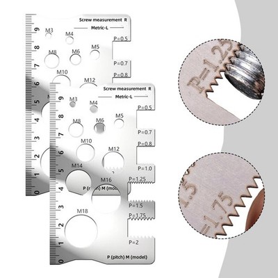 Screw Pitch Gauge Reliable Performance For Repairs User-Friendly Design