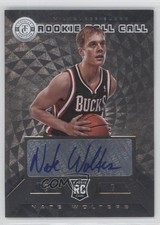 2013 Totally Certified Rookie Roll Call Signatures Silver Nate Wolters Auto r7o