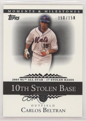 2007 Moments & Milestones Carlos Beltran (2005 NL All-Star 17 Stolen Bases) 0y59