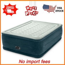 Intex 24" Full Dream Lux Pillow Top Dura-Beam Airbed Mattress with Built-in Pump