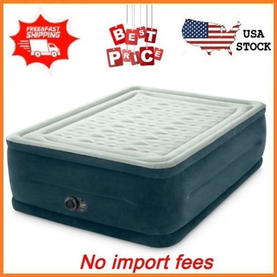 Intex 24'' Full Dream Lux Pillow Top Dura-Beam Airbed Mattress with Built-in Pump