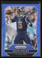 Nick Foles 2015 Panini Prizm Blue Prizm (SSP) #96 St. Louis Rams