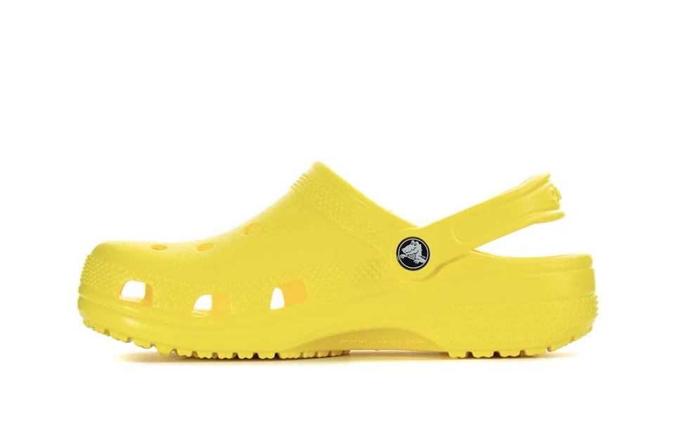 Crocs Kids Classic Yellow Clogs Size J3 - Image 2 of 4