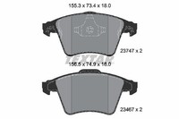 Textar Bremsbelagsatz, Scheibenbremse 2374701 FüR VW
