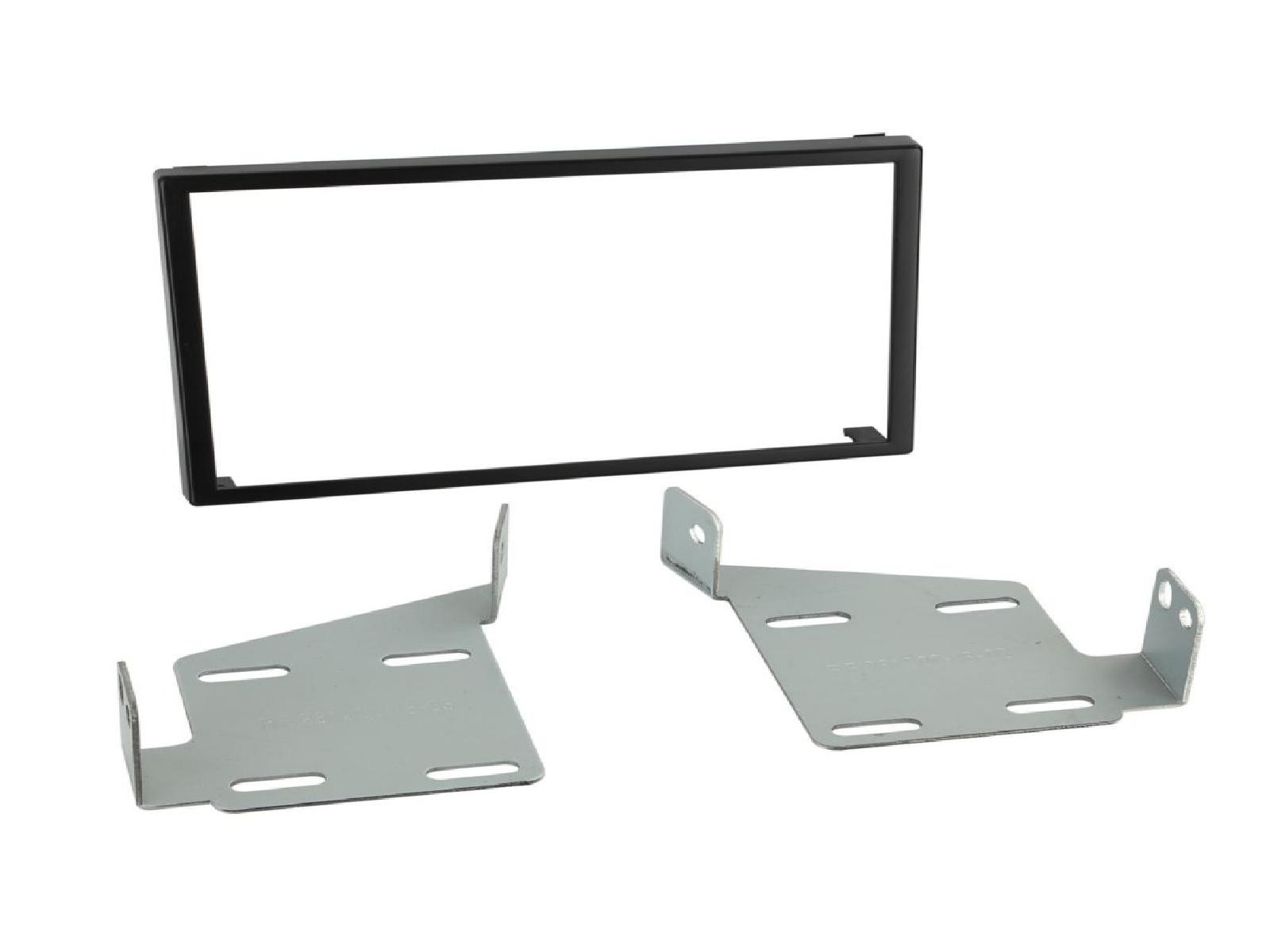 Facade autoradio 2DIN ajustement précis ABS noir pour Mitsubishi Space Star