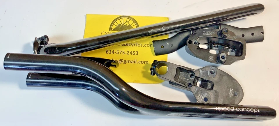 Tija de sillín y barras aerodinámicas TREK/Bontrager Speed Concept 350 mm usadas Foto 4 de 4