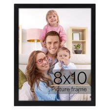 8x10 Picture Frame Black, 8 by 10 Thin Photo Frame for Wall Tabletop Display,...