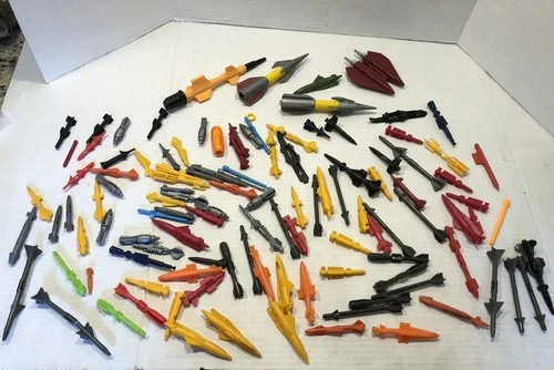 VINTAGE 1980’s GI JOE Accessories original Parts Lot Assorted Missiles & Bombs