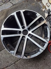 VW GOLF MK7 GTD NOGARO ALLOY WHEEL RIM BLACK D/CUT 5G0601025A0
