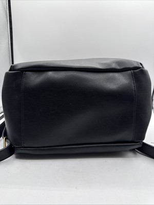 Frye & Co Backpack Bag Black Adjustable Straps Soft Luxury 