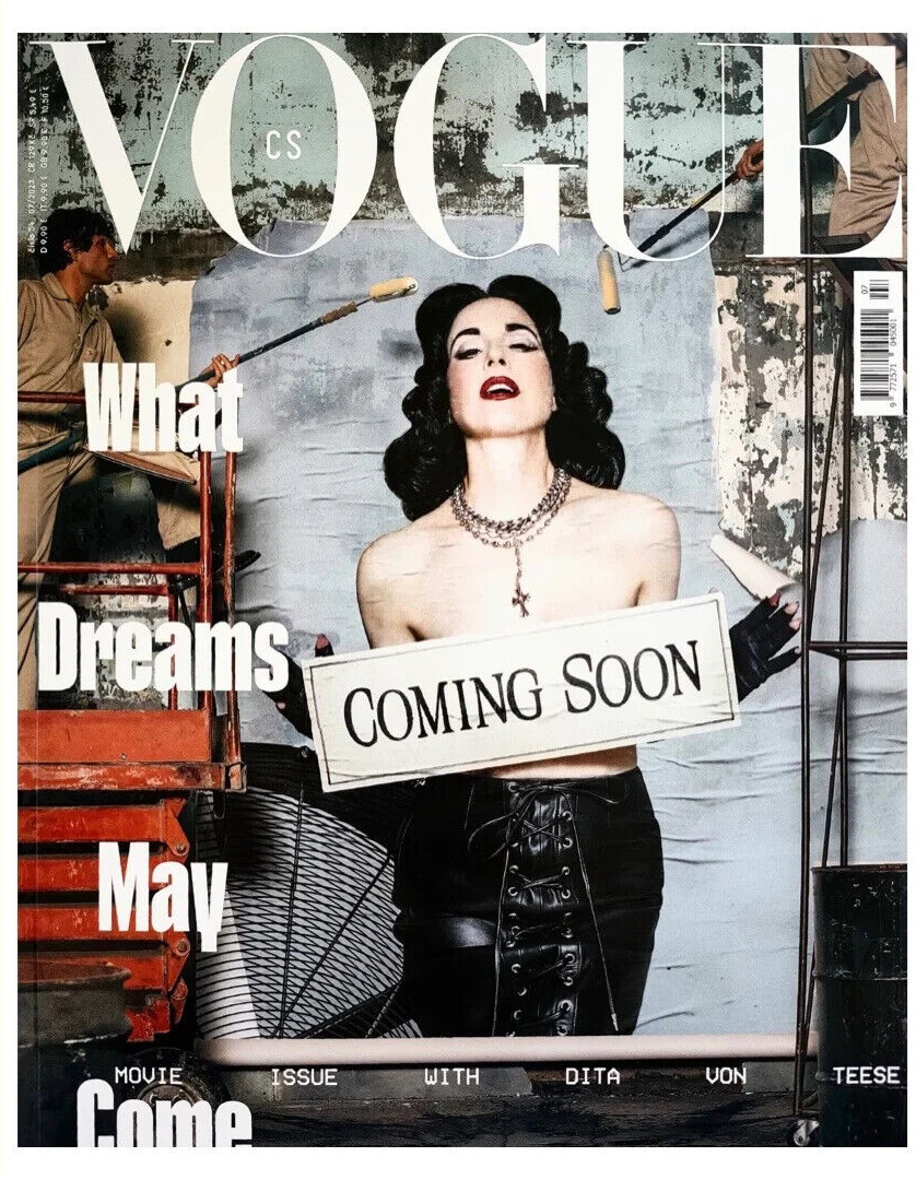 Vogue Magazine CS Czechoslovakia July 2023 Dita von Teese NEW | eBay