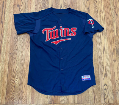 Minnesota Twins Majestic MLB Authentic Pro Cut Batting Practice Baseball  Jersey
