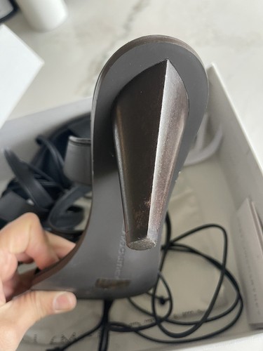 Stella McCartney Black ‘Rhea’ Ankle Wrap Sandals, 39 - Picture 7 of 14