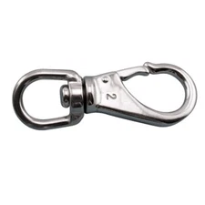 316 STAINLESS STEEL SWIVEL EYE SNAP 7/8" (S0174-0003)