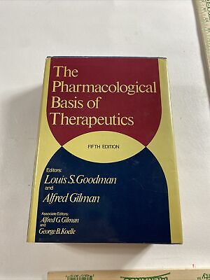 The Pharmacological Basis of Therapeutics - Louis S. Goodman (Dust Jacket, 1975) 9780023447815 | eBay The Pharmacological Basis of Therapeutics - Louis S. Goodman (Dust Jacket, 1975) 9780023447815 | eBay