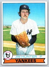 1979 Topps #670 Jim Hunter New York Yankees Excellent 21219