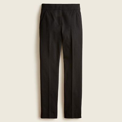 NWT $89 J.Crew Women's sz 22 New Remi Bi-Stretch Cotton Pants Black 