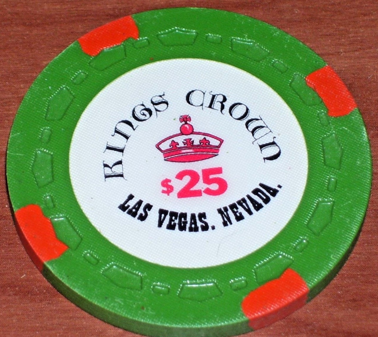 25 2ND EDITION GAMING CHIP FROM THE KINGS CROWN CASINO, LAS VEGAS eBay