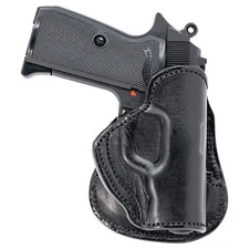 PADDLE HOLSTER FOR BERSA CONCEAL CARRY. OWB LEATHER PADDLE WITH ADJUSTABLE CANT.