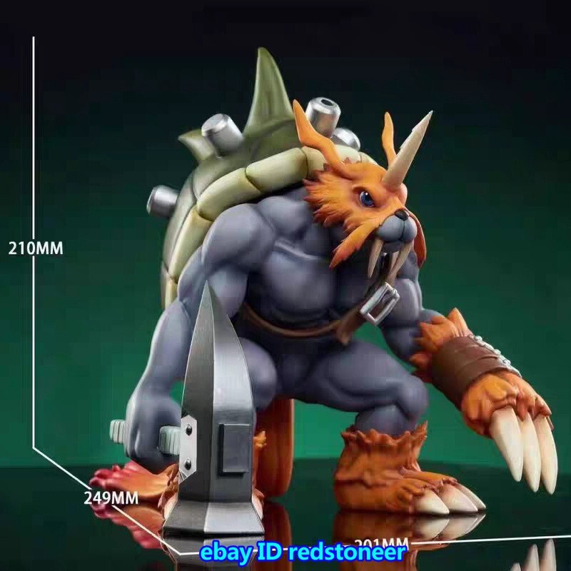 Genesis Studio《Digimon》Zudomon Statue H21cm Resin Anima Figure