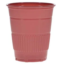 House Brand Dentistry 109252 Plastic Drinking Cups 5 Oz Dusty Rose 1000/Cs
