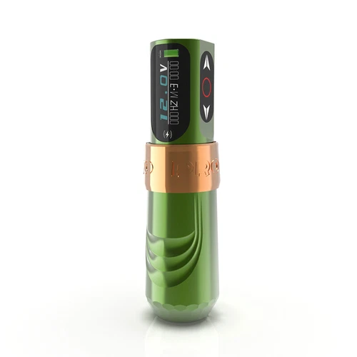 YILONG PRO Wireless Tattoo Machine Gun Professional Pen w/4.0mm Stroke+2 Battery image 13